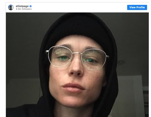 Ellen Page Umumkan Diri sebagai Transgender