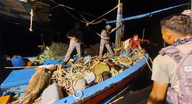 Bakamla RI Tangkap Kapal Ikan Asing di Laut Natuna