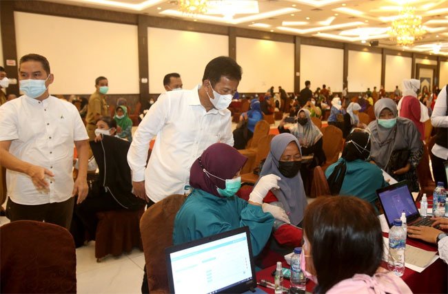 BNPB Siap Bantu Percepatan Vaksinasi Booster di Batam